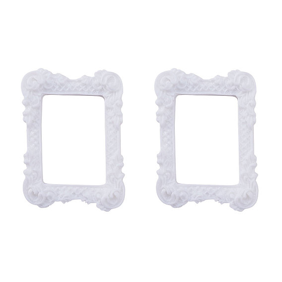 Смола открытая задняя панель, форма фоторамки