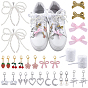 2 Lot de pinces à cheveux crocodile pour filles, 2 pinces à cheveux griffes, 20 pièces 10 styles de décorations pendentifs