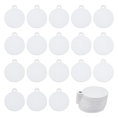 Алюминиевые подвески с теплопередачей, пустые теги, серебряные