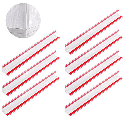 Bandes de protection d'angle auto-adhésives en PVC, Protection de bord transparente pour meubles et murs