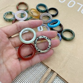 Натуральный розовый кварц кольца палец