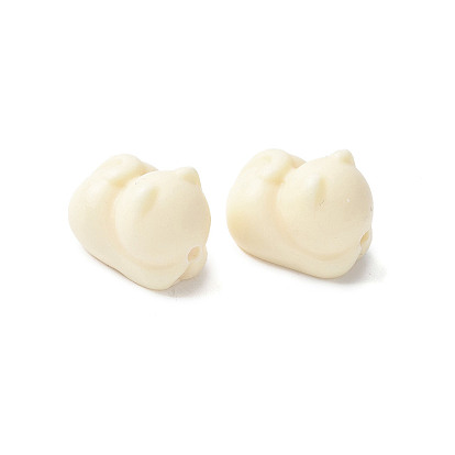 Натуральные бусины тагуа фурнитура для ювелирных изделий, форма кошки, Гайка бисера