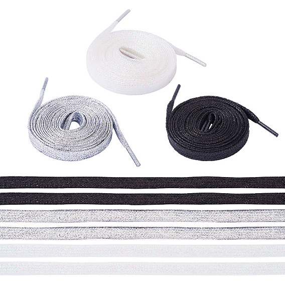 3 пары 3 цвета полиэстеровый шнур шнурок