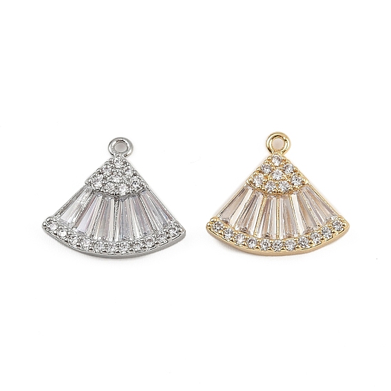 Латунные микро проложить кубического циркония подвески, вентилятор