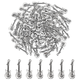 100 шт. Подвески из сплава в тибетском стиле, гитар, без кадмия и без свинца