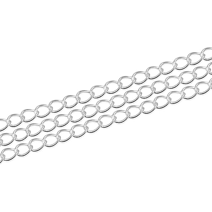 925 Panzerketten aus Sterlingsilber, gelötet