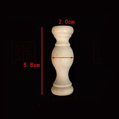 Wooden Baluster Spindle, for Cabinet Decoration