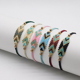 Boho Chic Miyuki Handmade Geometric Bracelet - Fashionable Minimalist Accessory