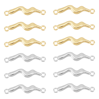 32шт 2 цвета стойка покрытие сплав соединительные подвески, волновые ссылки