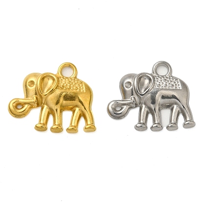 Ионное покрытие (ip) 304 подвески из нержавеющей стали, очарование слона