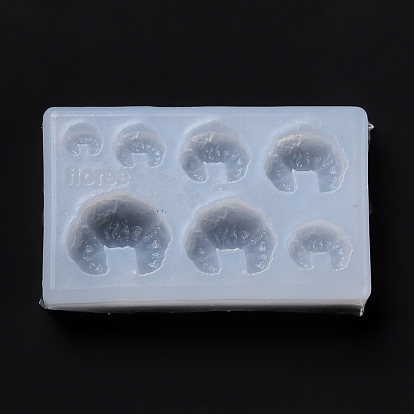 DIY Pendants Silicone Molds, Resin Casting Pendant Molds, For UV Resin, Epoxy Resin Jewelry Making, Croissant