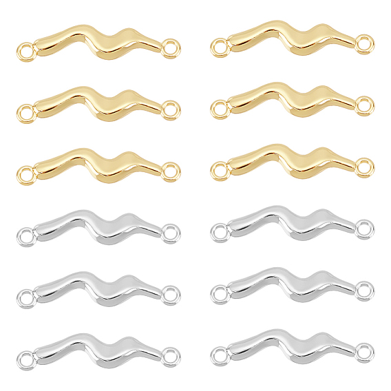 32шт 2 цвета стойка покрытие сплав соединительные подвески, волновые ссылки