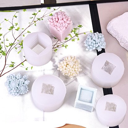 Силиконовые формы, формы для украшения, формы для литья гипсовой смолы, белые