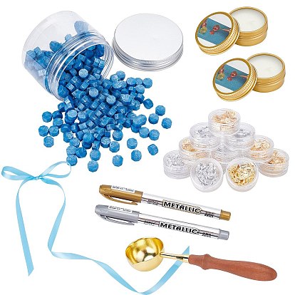 Наборы для изготовления альбомов своими руками, в том числе частицы сургуча, Полиэфирная лента, маркер, медные ложки восковых палочек, парафиновые свечи, uv gel nail art tinfoil