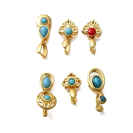 Латуни льда поручительств выбор щепотка, с синтетическими бирюзовый, без кадмия и без свинца, стойки покрытие, долговечный