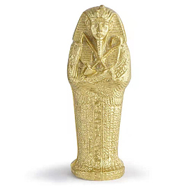 Resin Aquarium Mummy Coffin Figurine Ornament, for Halloween Party Home Desk Decoration