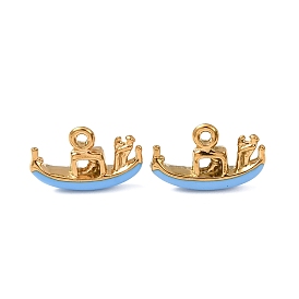 304 подвески из нержавеющей стали, с эмалью, ионное покрытие (ip), корабельные прелести