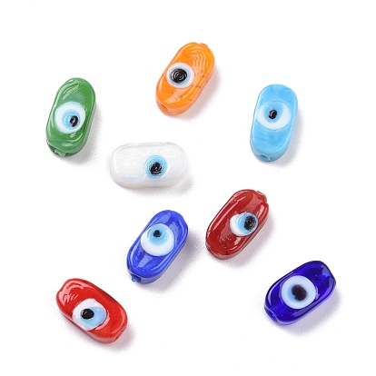 Normal Lampwork Beads, Oval