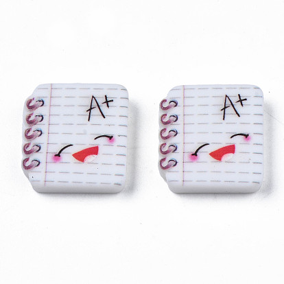 Cabuchones de resina opacos, libro