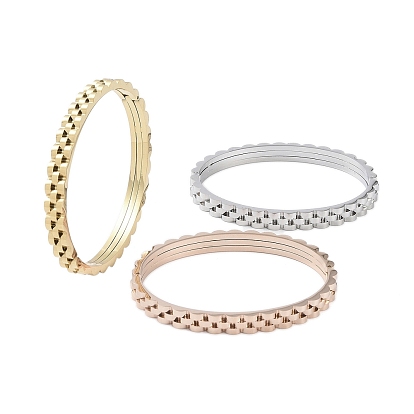 Ионное покрытие (IP) 304 шарнирные браслеты из нержавеющей стали