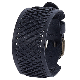 1 Браслеты из искусственной кожи, с крапивой, античная бронза