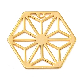 Латунные подвески, шестигранник с подвесками в виде сот