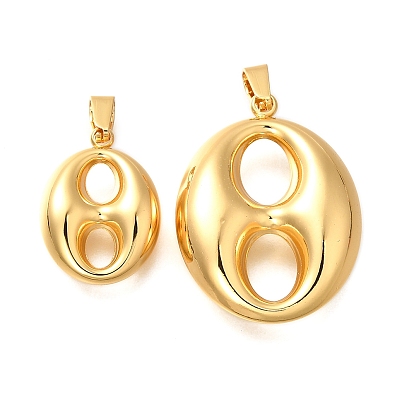 304 подвески из нержавеющей стали, овальный шарм