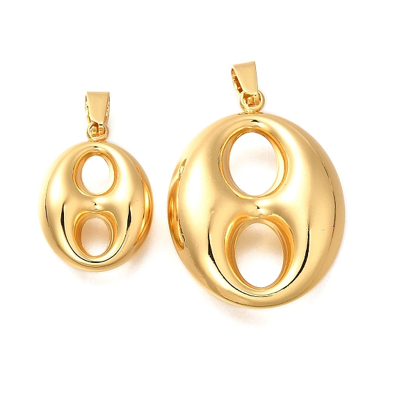 304 подвески из нержавеющей стали, овальный шарм