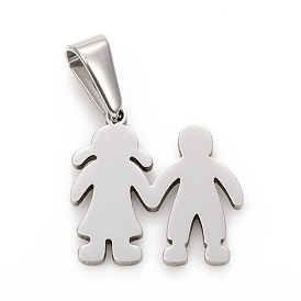 Saint Valentin 304 pendentifs en acier inoxydable, amateurs