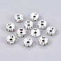 Brass Rhinestone Beads, for Jewelry Craft Making Findings, Grade A, Rondelle