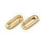Brass Spring Gate Rings, Cadmium Free & Nickel Free & Lead Free, Oval