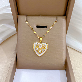 Luxury Heart-shaped Necklace for Wedding and Banquet - Elegant and Versatile.