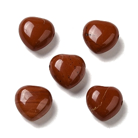 Natural Red Jasper Beads, Heart