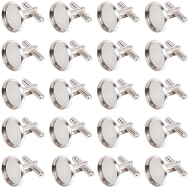 24шт. латунные запонки, манжеты кнопку, с поддоном