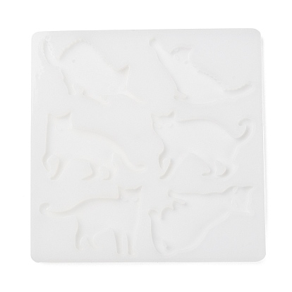 Cat Cabochon DIY Silicone Molds, Resin Casting Molds, for UV Resin, Epoxy Resin Craft Making