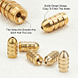 SUPERFINDINGS Brass Bullet Worm Weight, for Bass Fishing Pitching and Flipping Sinker