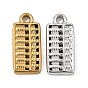 304 Stainless Steel Pendants, Abacus Charms