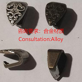 Boucles de pincement en alliage de style tibétain, clipser des bélières pour la fabrication de pendentifs