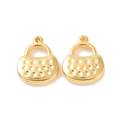 Ion Plating(IP) 304 Stainless Steel Pendants, Handbag Charms