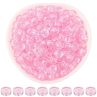 800cs прозрачные пластиковые бусины, баррель