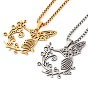 201 подвесные из нержавеющей стали ожерелья, феникс