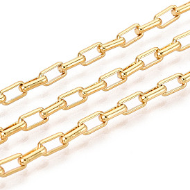 Латунные прямоугольные цепи, пайки, с катушкой