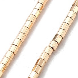 Синтетических немагнитных гематит бисер нитей, шестиугольник