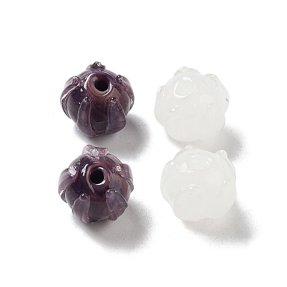 Бусины лэмпворк , лотос