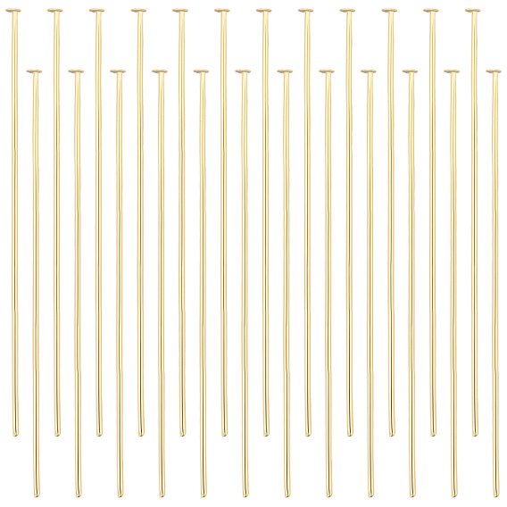 100шт. шт. латунные штифты с плоской головкой