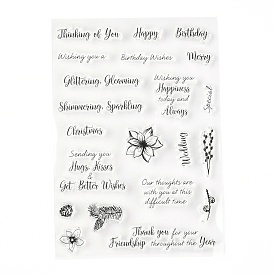 Silicone Clear Stamps, for Card Making Decoration DIY Scrapbooking