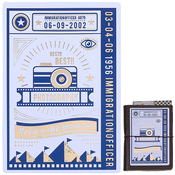 PP Board, Traveler Standard Passport Notebook Writing Pad, Rectangle