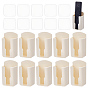 10Pcs Acrylic Wall Storage Remote Control Storage Box, Rectangle