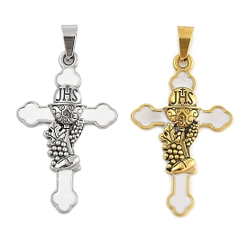 304 нержавеющей стальной эмали подвески, крестик для первого причастия