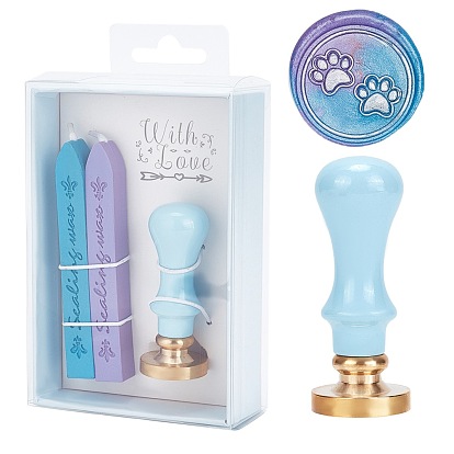 DIY альбом, латунь сургучная печать штамп, деревянная ручка и восковые наборы